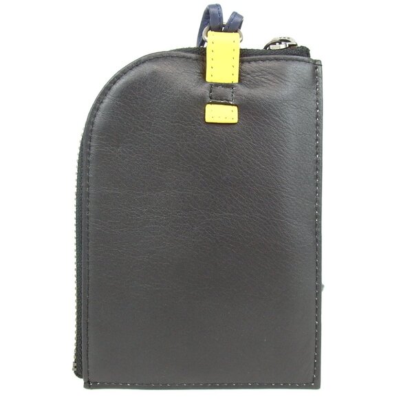 Authentic LANVIN en Bleu Shoulder Mini Pouch leather [Used] - Picture 2 of 12